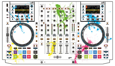 Denon DJ MCX 8000 Skin Holi in Colors